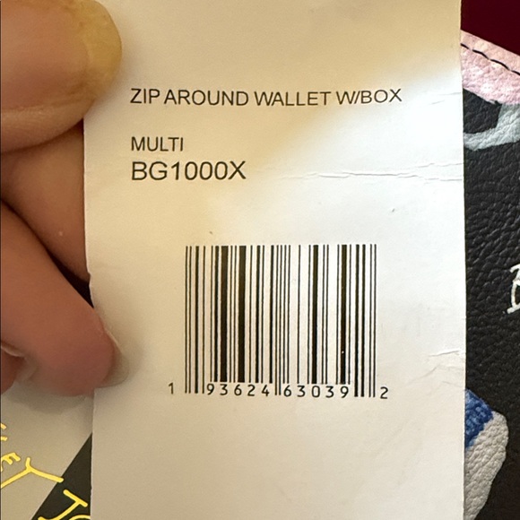 Betsy Johnson French Bulldog Print Wallet/Clutch - Picture 4 of 4